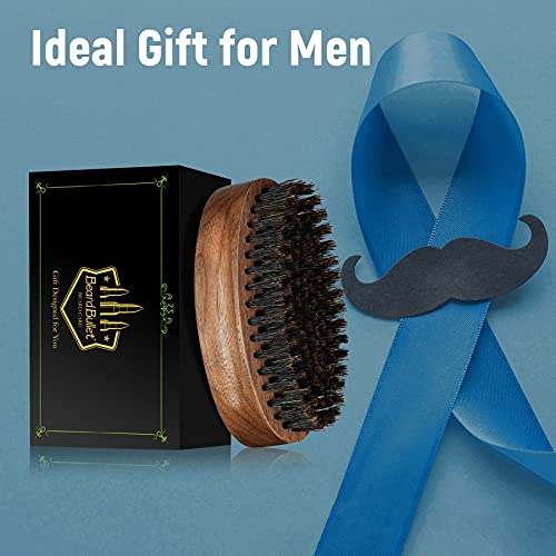 BeardBullet 60th Doğum Günü Hediyeleri Erkekler için, Kazınmış Sakal Fırçası Hediyeler Erkekler için Benzersiz Sakallı Erkekler