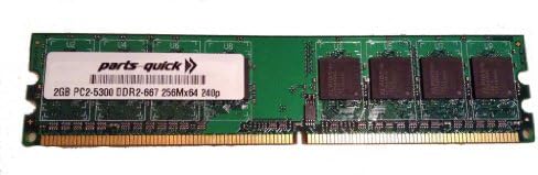 2 GB Bellek için EliteGroup (ECS) 761GXM-M Anakart DDR2 PC2-5300 667 MHz DIMM OLMAYAN ECC RAM Yükseltme (parçaları-hızlı MARKA)