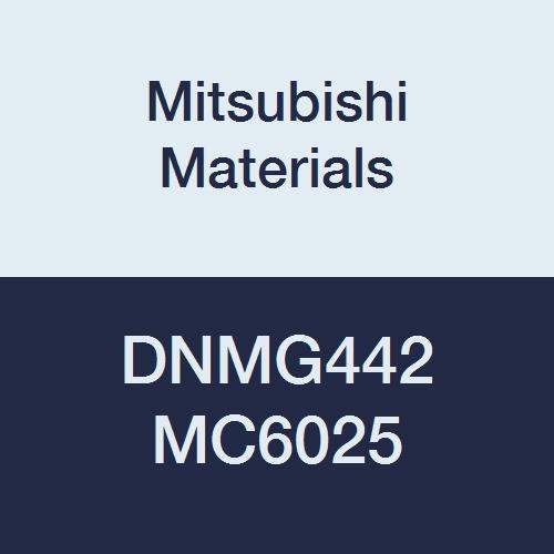 Mitsubishi Malzemeleri DNMG442 MC6025 DNMG Karbür Delikli DN Tipi Negatif Tornalama Ucu, CVD Kaplamalı, Eşkenar Dörtgen 55°,