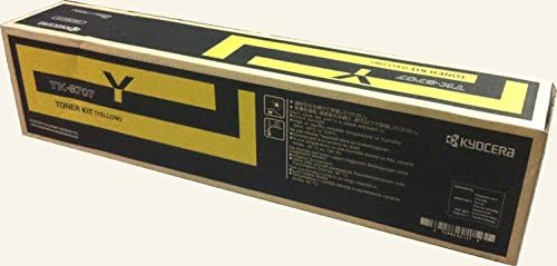 Kyocera 1T02K9AUS0 Modeli TK-8707Y Sarı Toner Kartuşu ile kullanım İçin Kyocera TASKalfa 6550ci, 6551ci, 7550ci ve 7551ci Renkli