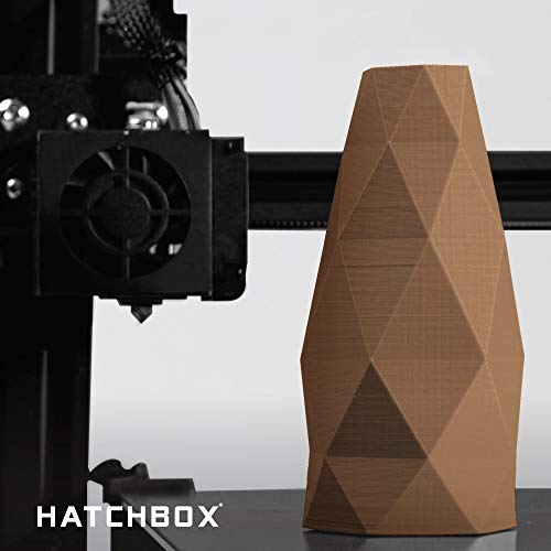 HATCHBOX PLA 3D Yazıcı Filamenti, Boyutsal Doğruluk + / - 0,03 mm, 1 kg Makara, 1,75 mm, Bakır