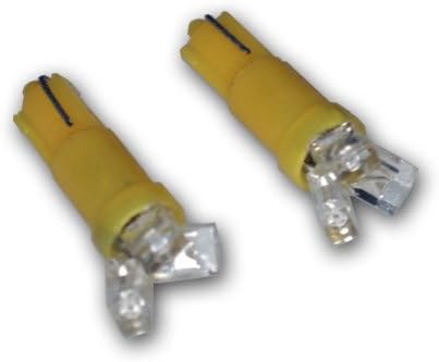 TuningPros LEDATI-T5-A3 İletim Göstergesi LED ampuller T5, 3 LED Amber 2-pc Seti