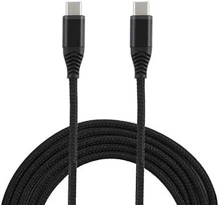 Youanshanghang USB Bilgisayar Kablosu Tip-C Örgü Tarzı Şarj Veri Kablosu, Basit ve Pratik(Siyah) (Renk: Siyah)