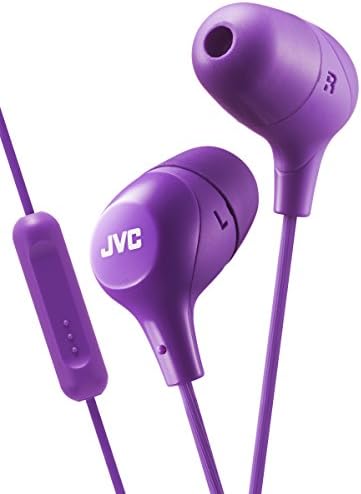 JVC HA-FX38M 1 Düğmeli Uzaktan Kumandalı ve Mikrofonlu Kulak İçi Kulaklıklar-Violet (Menekşe)