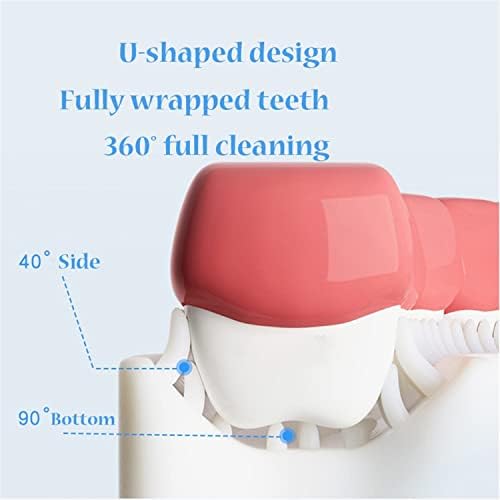 Çocuklar U Şekilli Diş Fırçası, Bebekler ve Çocuklar için Silikon Diş Fırçası, Çocuklar 360° Oral Manuel Diş Fırçaları, 2-12