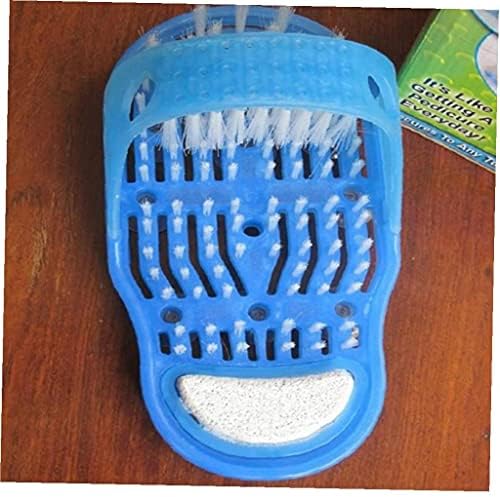Ayrsjcl Plastik Banyo Ayakkabı Pomza Taş Ayak Scrubber Duş Fırça Terlik Vücut Yıkama Bakım Aracı