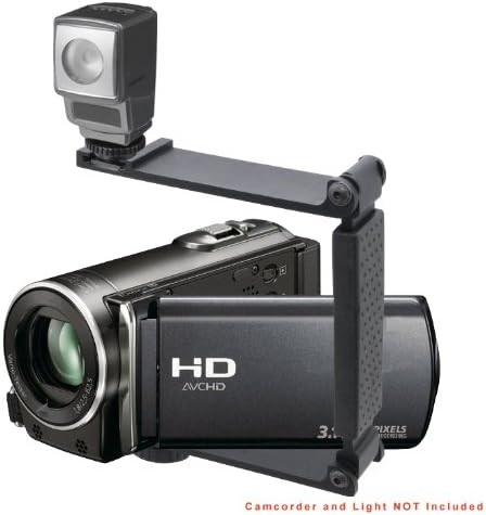 Canon VIXIA HF M300 için Alüminyum Mini Katlanır Braket (Mikrofon veya Işık Barındırır)