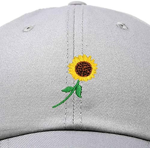 DALİX Ayçiçeği Şapka Bayan Çiçek beyzbol şapkası