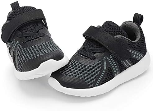 DADAWEN Toddler / Küçük Çocuk Erkek Kız Rahat Hafif Nefes Kayış Sneakers Atletik Koşu Ayakkabıları
