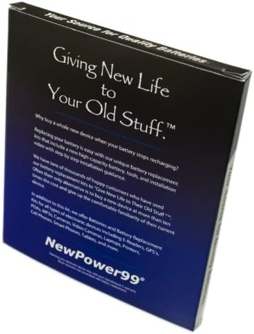 NewPower99 Pil değiştirme Kiti ile Pil, Video Talimatları ve Araçları için Garmin Nuvi 2598LMTHD