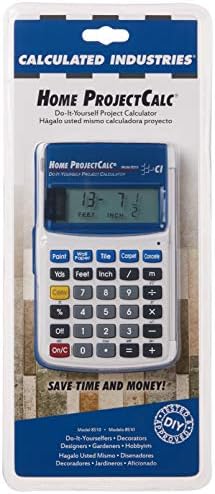 Calculated Industries 8510 Home ProjectCalc Do-İt-Yourselfers Feet-İnch-Fraction Project Calculator / Ev Tamircileri ve DIY'LER