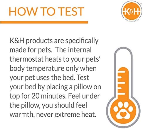 K & H Evcil Hayvan Ürünleri Orijinal Lectro-Kennel Ücretsiz Kapaklı Açık Isıtmalı Ped