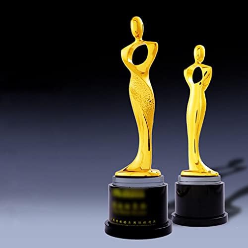 Şampiyonası Trophy Zarif Tanrıça Yaratıcı Yazı Onur Trophy Metal Yaldızlı Reçine Trophy Şirket Yıllık Toplantısı Ödülü Hediye