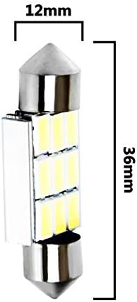 LED Ampuller Ampuller 5-Pack Festoon CANBUS Otomatik Lamba 36mm 39mm 41mm C10W C5W 9 SMD 5630 5730 LED HATA ÜCRETSİZ Araç İç