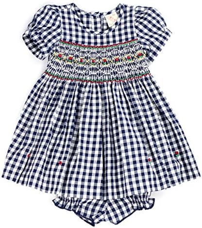 sissymini-Bebek ve Bebekler (9-12M - 4T) El Önlüklü Elbise / Remy Redmond's Plaid