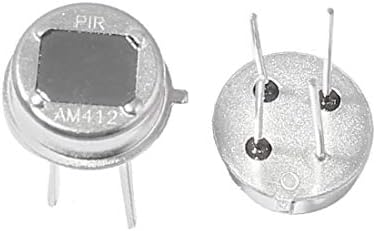 X-DREE 2 Adet 4 Pin Pyroelektrik PIR IR Sensörü İnsan Vücudu Kızılötesi Dedektör (Infrarosso umano PIR IR 2 Poli a 4 pin