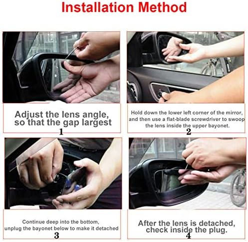 XKHSD Araba-Styling Kapı Yan ısıtmalı kanat Ayna Cam Sol Sürücü Tarafı, VW Tiguan için 2008 2009 2010 2011 2012 2013 2014 2015