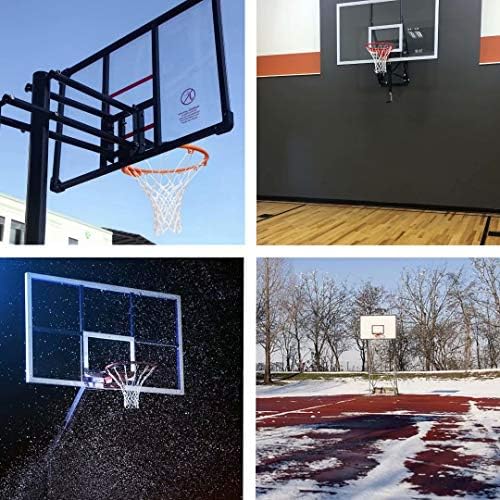 Amble Basketbol Net Yedek Ağır Net Kapalı ve Açık için Tüm Hava-12 Döngüler Jant