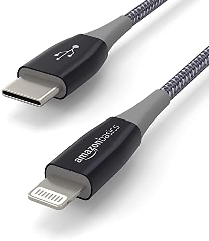 Temelleri Naylon USB-C'den Yıldırım Kablosu Kablosuna, Apple iPhone 13/12/11 için MFi Sertifikalı Şarj Cihazı, iPad, 20.000
