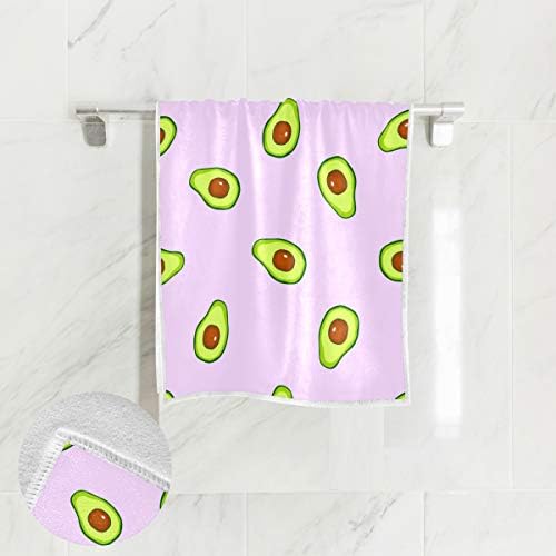 TFONE avokado havlu yumuşak çok amaçlı dekorasyon banyo el havlusu banyo seyahat spor salonu otel Spa, 1 paket( 15 x 30 inç)