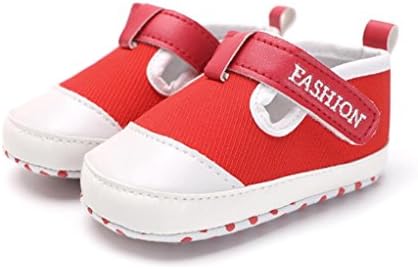 KONFA Yürüyor Bebek Bebek Kız Yumuşak Sole Sneakers, 0-18 Ay için, Moda kaymaz Prewalker Beşik Ayakkabı