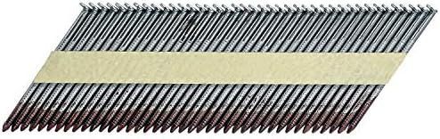 Freeman FR.113-34-238BRS 34 Derece .113 x 2-3/8 Kağıt Harmanlanmış Brite Finish Ring Sap Kırpılmış Kafa Çerçeveleme Çivileri