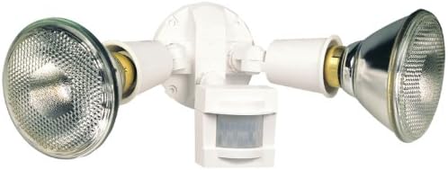 Heath Zenith SL-5408-WH 110 Derece Hareket Algılamalı Taşkın Güvenlik Işığı, Beyaz