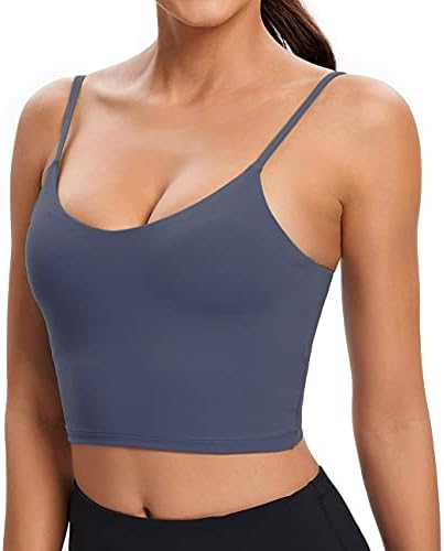 Keepthy V Yaka Kadın Spor Sutyen Yastıklı Fitness Egzersiz Gömlek Çıplak Duygu Yoga Kırpma Tank Top