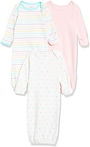 Essentials Bebek 3'lü Pamuklu Uyku Elbisesi