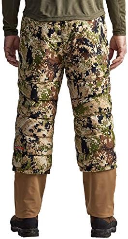 SITKA Dişli erkek Kelvin Lite Aşağı 3/4 Camo Yalıtımlı Sıcak Packable av pantolonu
