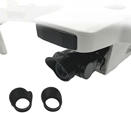 Mairbeon 2 Adet Kamera Lens Güneşlik Hood Koruyucu Drone Aksesuarları için Hubsan Zino 2 7 Siyah