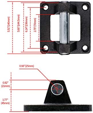 Pnömatik Standart Silindir SC 125 ile Ayak montaj Çalışmaları için Baomain Ayak Flanşı CB-125